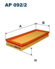 AP 092/2 FILTRON AIR FILTER FOR FIAT LANCIA