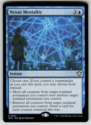 Nexus Mentality Rare Commander: Secrets of Strixhaven 21 MTG Near Mint 2026