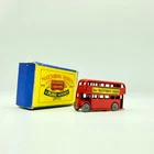 Matchbox Lesney 5a London Bus in Type A Script Box Matchbox Regular Wheels