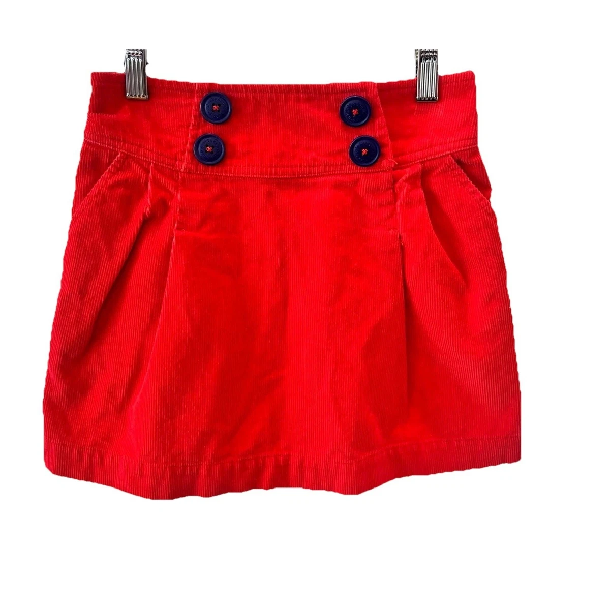 Jupe Mini Boden Fille 9-10 Ans – Coton à Corde Aiguille Rose, Style Rétro