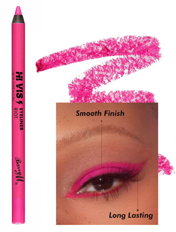 Barry M Hi Vis Eyeliner Riot ""Neon Pink ""