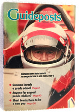 REDUCED! Guideposts magazine February 1990, driver Mario Andretti (ruth5522-2/2)