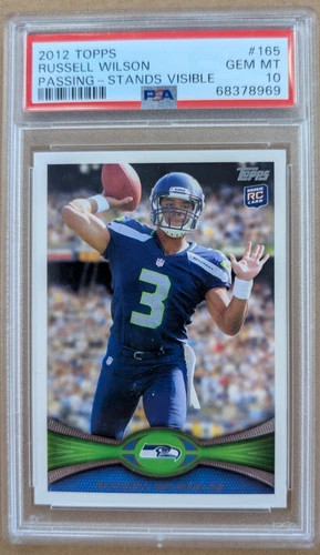 2012 Topps #165 Russell Wilson RC - PSA 10 Gem Mint