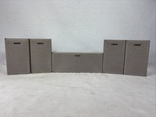 Set Of 5 SONY Surround Sound Speakers - 3 SS-MSP75  1 SS-CNP75 - Work Great