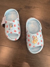 BLUEY BINGO size 5-6 Sandals Slides Shoes Bingo Comfort Toddler Unisex NEW