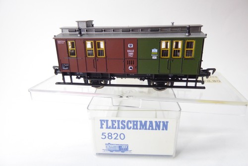 Preuß.  Bahnpostwagen H0  - FLEISCHMANN  5820        - H0 1:87  in OVP # 1182 | Condition: Gebraucht