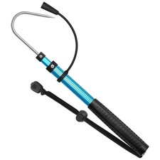 SANLIKE Telescopic Fishing Gaff,Aluminum/Fiberglass Pole with Nonslip Rubber Han