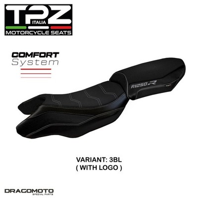 BMW R 1250 R 2019-2025 Sattelbezüge BR125RPC-3BL-1 TPZ schwarz COMFORT SYSTEM...