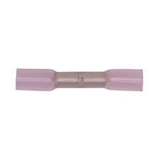 Image of Sealey RTSB100 Heat Shrink Butt Connector Terminal Ø4.8mm Red Pack of 100