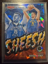 2023-24 NBA Hoops Premium Stock - Sheesh Nikola Jokić Ice Prizm BLUE /99