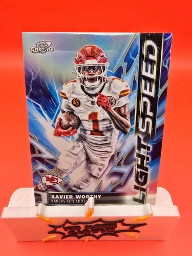 2025 Topps Cosmic Chrome Xavier Worthy Base (RAW)