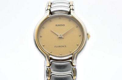 ''NEW BATT''【EXC +5】RADO 204.3647.4 FLORENCE Quartz Orange Stainless Woman's Japan