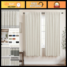 63x70 Inch Blackout Curtains - Room Darkening Thermal Insulated Drapes, 2 Panels