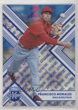 2018 Panini Elite Extra Edition Aspirations Blue 66/75 Francisco Morales hg6