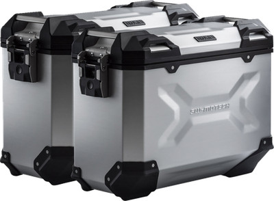 SW-MOTECH TRAX ADV Aluminum Case System - Silver - Ducati Multistrada 1200
