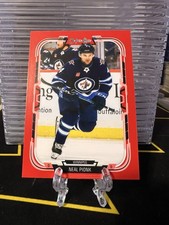 2025-26 O-Pee-Chee #145 Neal Pionk Winnipeg Jets Red Border Hockey Card