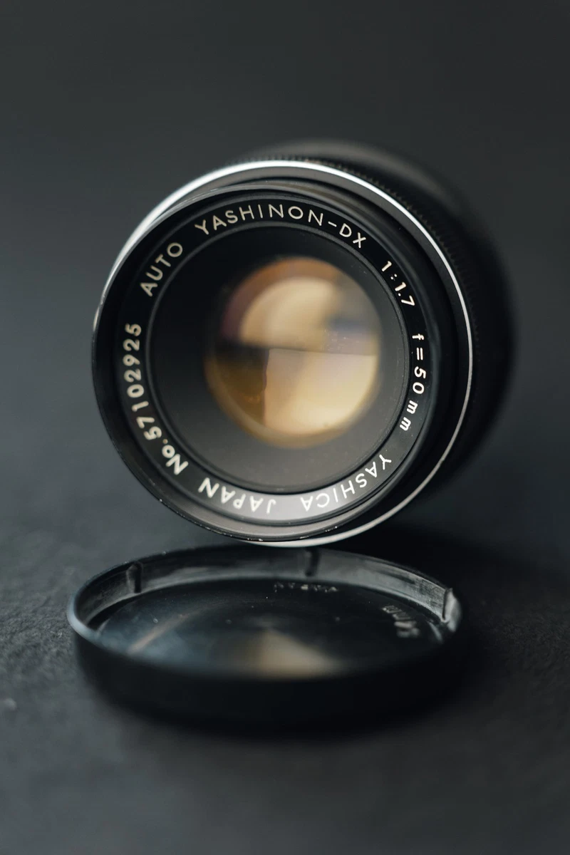 Yashica Camera Lenses 50mm Focal f/1.7 Maximum Aperture for sale