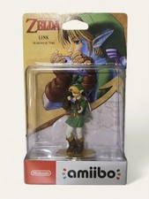 Nintendo Amiibo The Legend of Zelda: Ocarina of Time Link, nuovo e scatola originale ottime condizioni