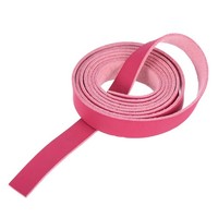 "Lederriemen Streifen GüRtel 1,2 Cm (0,5\" Breite) 100 Cm (40\" LäNge) Hellrosa"