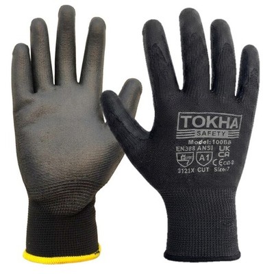 240 PAIRS PU COATED SAFETY WORK GLOVES GLOVE GARDEN GRIP MENS BUILDERS GARDENING