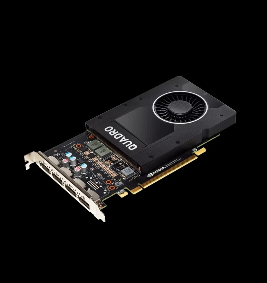 BULK PNY Nvidia QUADRO P2200 5GB GDDR5x PCIE graphic card CUDA Cores DisplayPort - Image 2 of 4