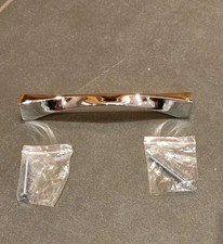 Image of One Pair COOKE & LEWIS POLISHED CHROME FINISH PULL HANDLES 160mm screw centres.