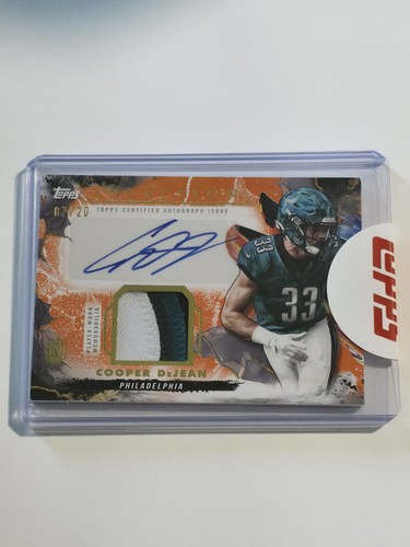 Cooper DeJean #PPA-CD 2024 Topps Inception Provenance Patch Autograph card