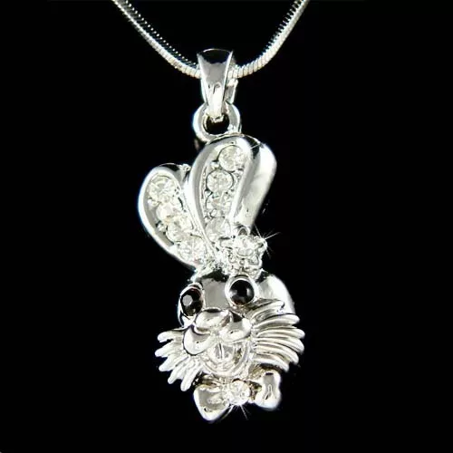 Swarovski bugs cheap bunny necklace