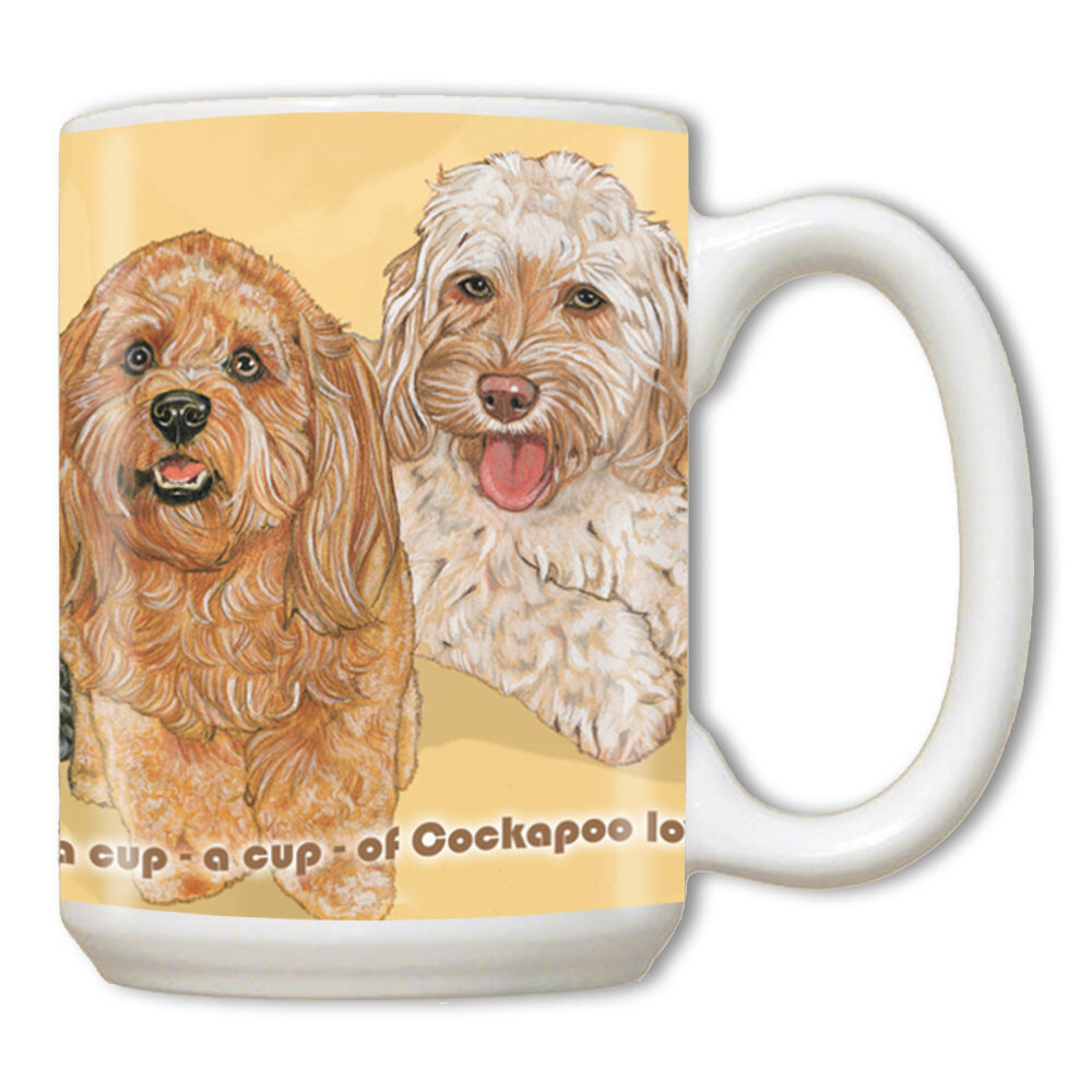 Cockapoo Ceramic Coffee Mug Tea Cup 15 oz