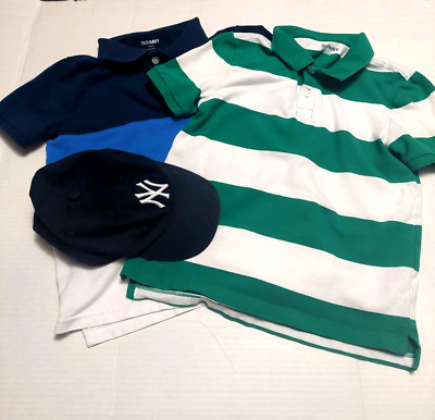 Old Navy Childs Small 6-7 Poly Shirts and NY Child's Cap 1 Price for 3 Items