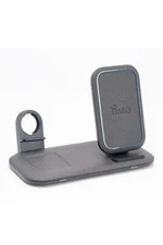 HALO 3-in-1 Wireless Charging Dock w/ Accessories Black