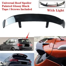 Universal Fit For BMW X3 F25 11-17 Rear Roof Spoiler Wing Gloss Black With Light