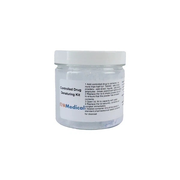 DOES NOT APPLY. Controlled Drug Denaturing Jar 250ml