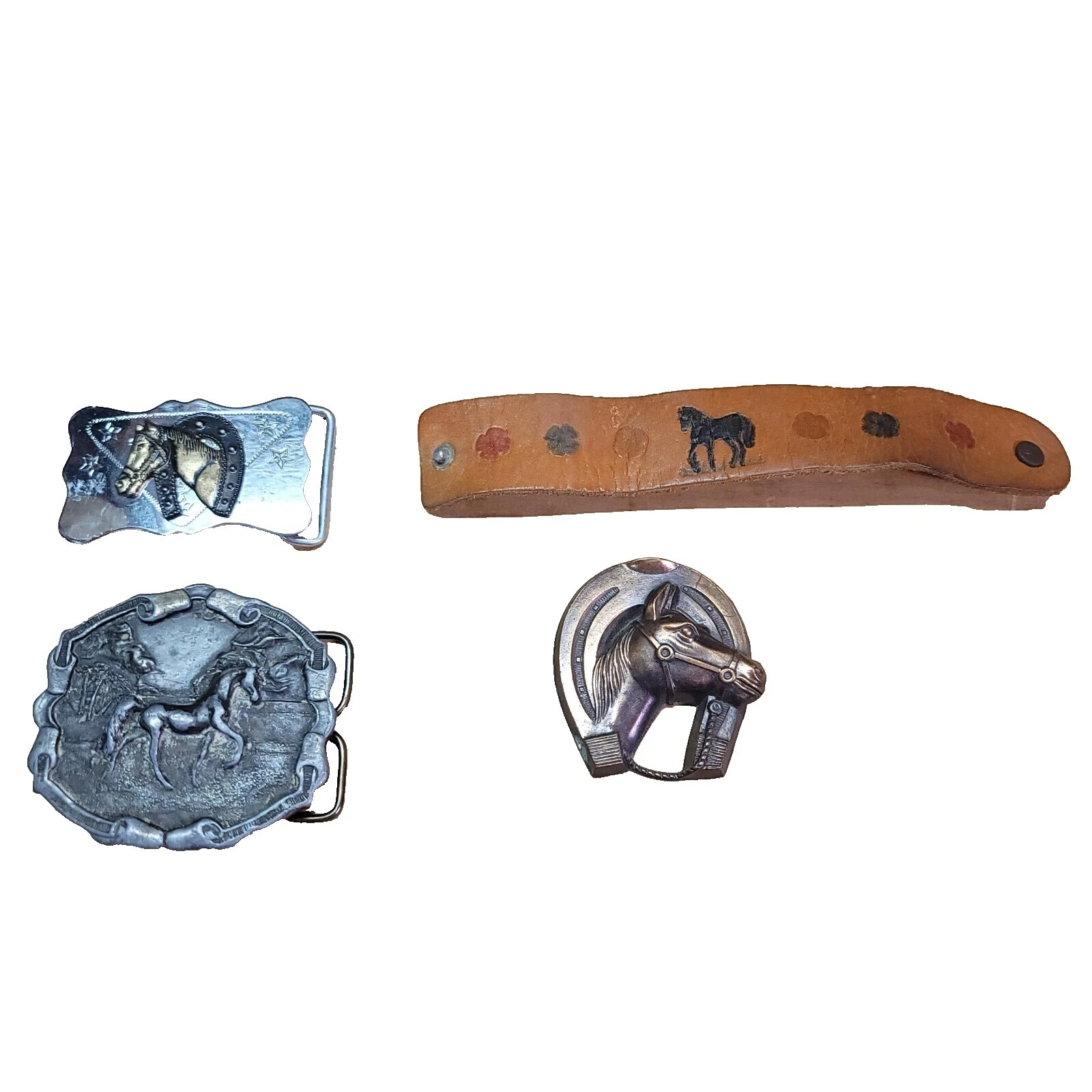 Bergamot Cowboy Brass Belt Buckles