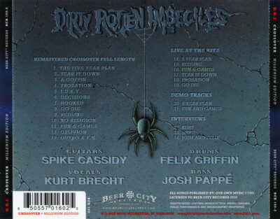 Dirty Rotten Imbeciles D.R.I. - Crossover CD NEW Hardcore