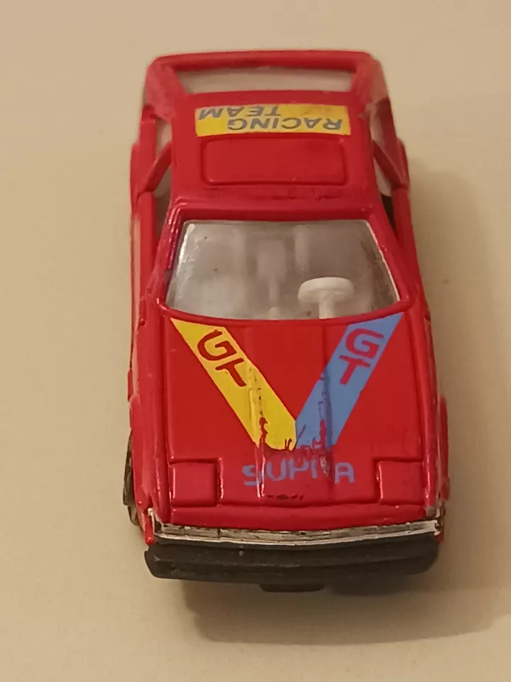 Welly 2800 GT 1982 Toyota Celica Supra Red 1:64 Diecas Model Car Vintage Rare - Image 2 of 4