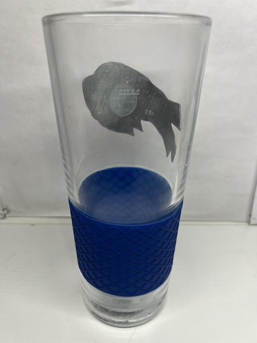 Buffalo Bills Metal Tag 22 oz Pilsner NFL Glas mit Silikongriff Selten Rarität - Bild 3 von 7