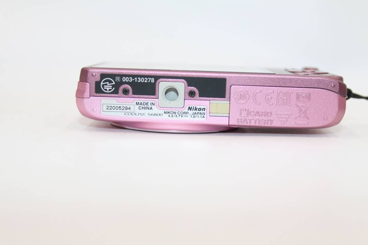o*i様 Nikon COOLPIX S6800 ピンク Nikon COOLPIX S6800 Compact Digital Camera Pink English