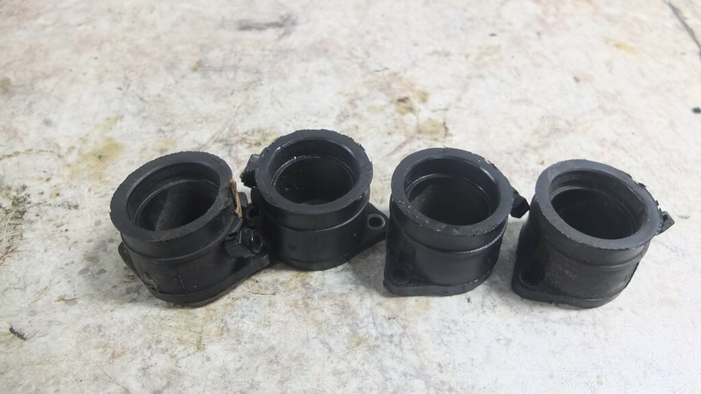 クラブ XC-6 S 43.25 92 Kawasaki ZX6 ZX 6 600 ZX600 Intake Manifolds Boots Tubes