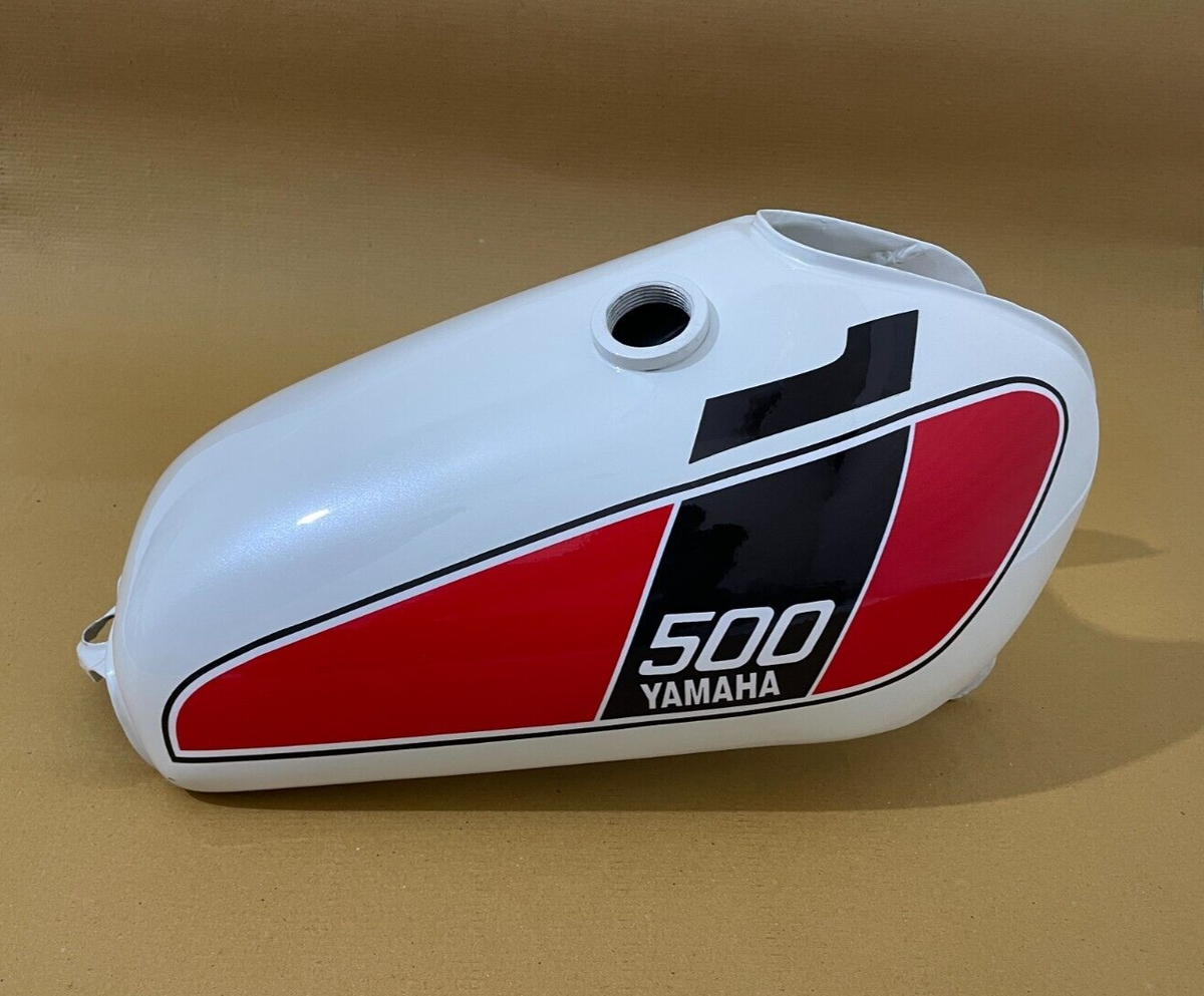 VS370 白とT451 赤　おまとめ Yamaha Xt 500 Tt 500 1977's Model White And Red Painted Steel