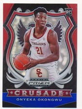 ONYEKA OKONGWU 2020 PANINI PRIZM DRAFT PICKS RED WHITE BLUE #85 RC ROOKIE MINT