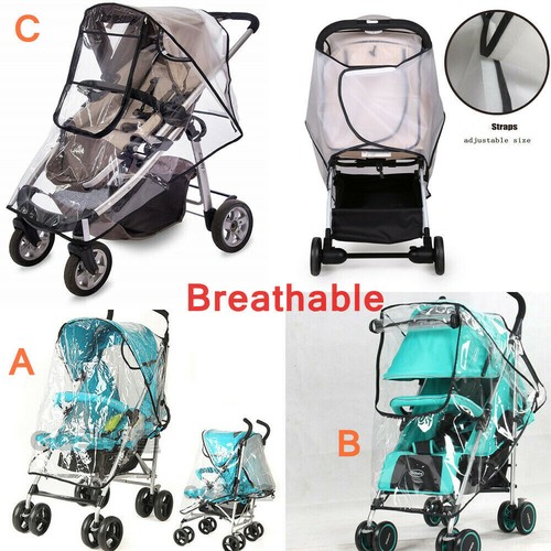 Universal Pushchair Stroller Raincover 