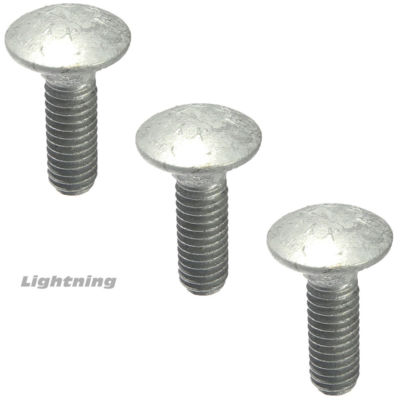 Lot De 50 Boulons à Chariot Galvanisés 5/8-11 X 5-1/2 Pouces - Grade A307 - Neuf Fastenere