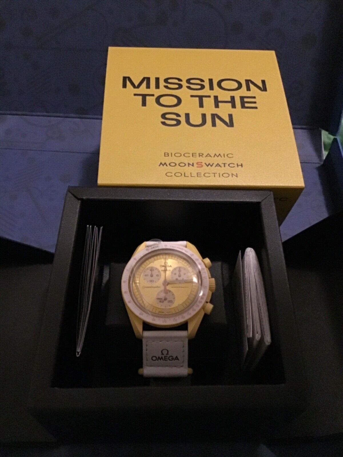 SWATCH MOON SWATCH COLLECTION MISSION TO THE SUN OMEGA X SWATCH RAR