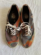 Vans Off The Wall Shoe Men 8.5, Women 10 US Sneaker MultiColor Lace Up Tie Dye