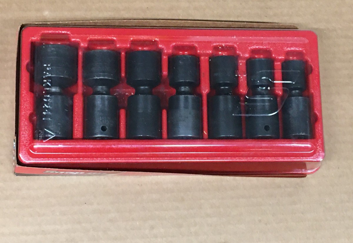 Snap-On 7pc Impact Swivel Universal Socket 1/2
