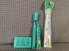 Vintage Sanrio 1993 KEROPPI Toothbrush Toothbrush Soap Lot Bundle Set NEW