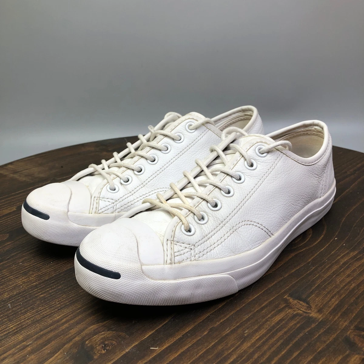 Jack purcell white leather mens 2025