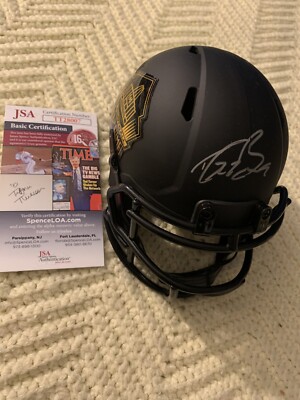Drew Brees Signed Mini Helmet Hall Of Fame JSA Authentication COA Autographed