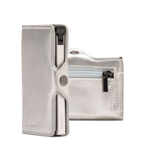 Porta Carte di Credito RFID Portafoglio Uomo Slim Portafoglio Piccolo Sottile - Foto 69 di 83